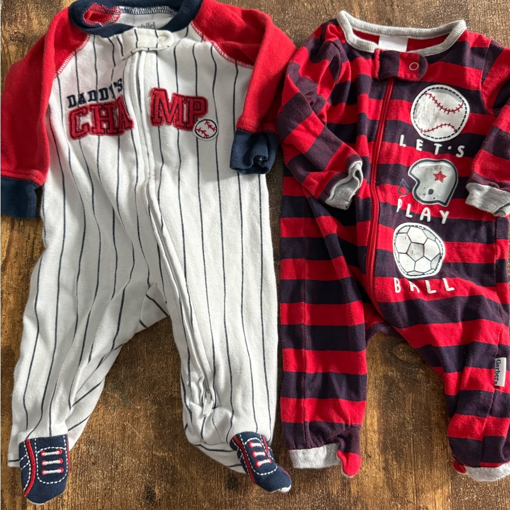 Baby Boy NEWBORN 10pc Lot Outfits Zippys Carter’s Just One Year NB - Picture 3 of 9
